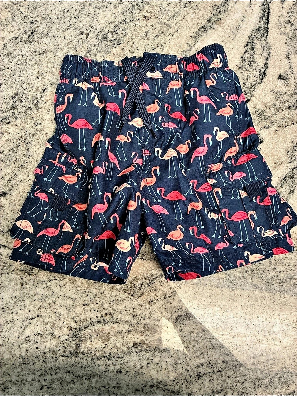 Kanu Boys 3T Flamingo Swim Trunks